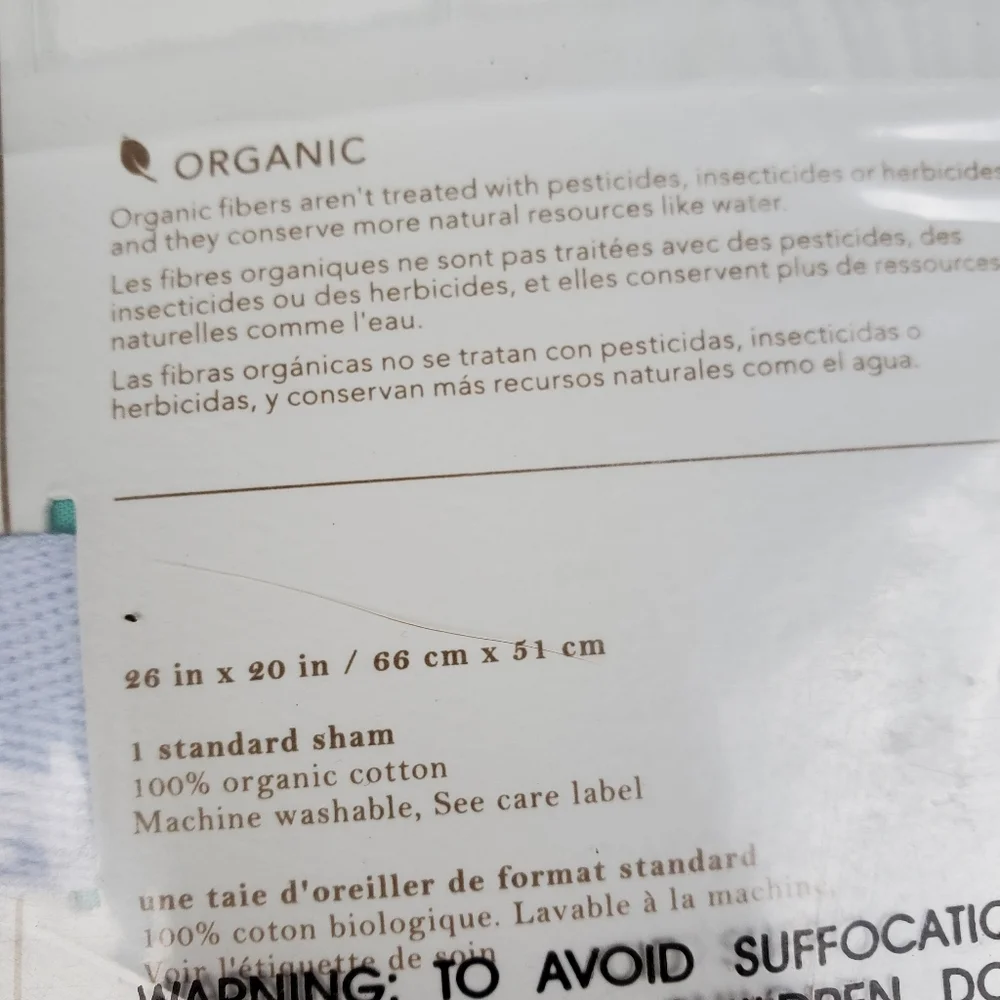 Pottery Barn Organic Ruched Diamond Twin XL Duvet Cover & Sham Turquoise Blue